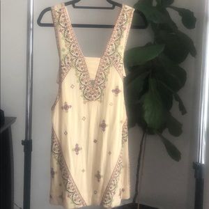 XS Free People Aztec Embroidered Dress